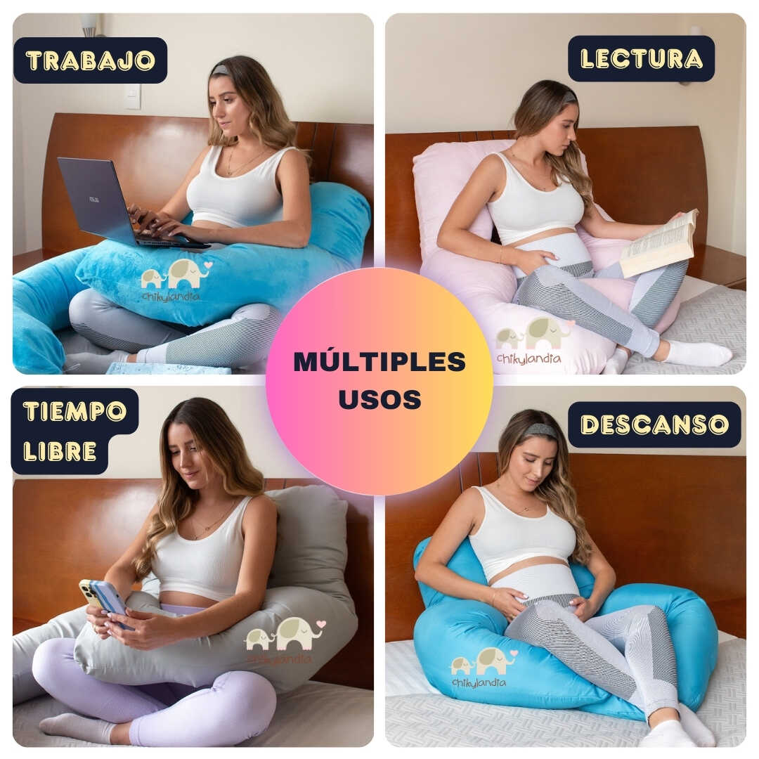Almohada de Embarazo y Descanso Multiusos