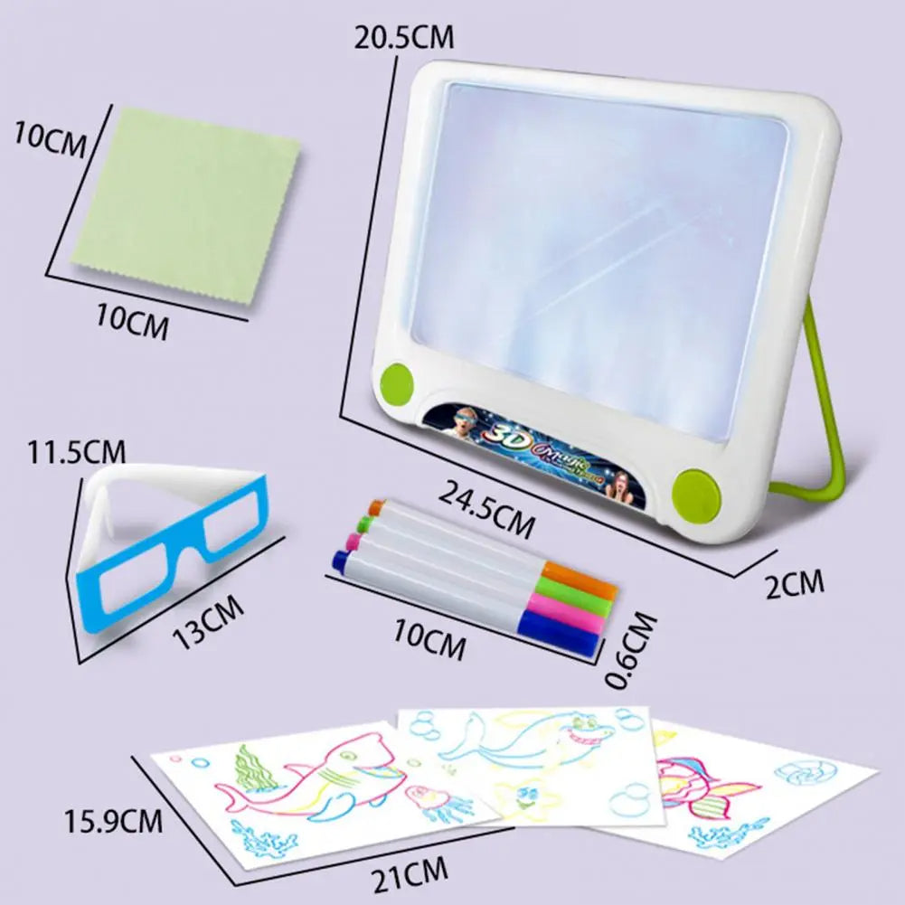 Tablero de dibujo 3D mágico