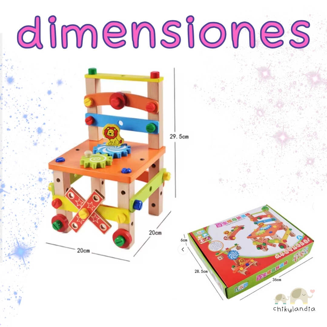 Juguete Armable Montessori - Chair Game®