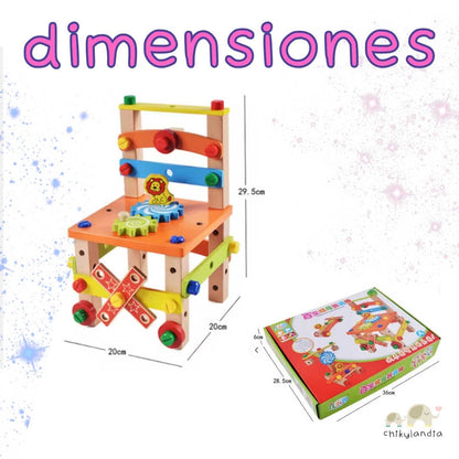 Juguete Armable Montessori - Chair Game®