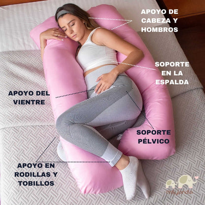 Almohada de Embarazo y Descanso Multiusos