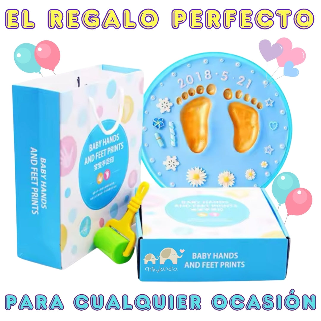 Set Para Moldear Huellas de Bebe