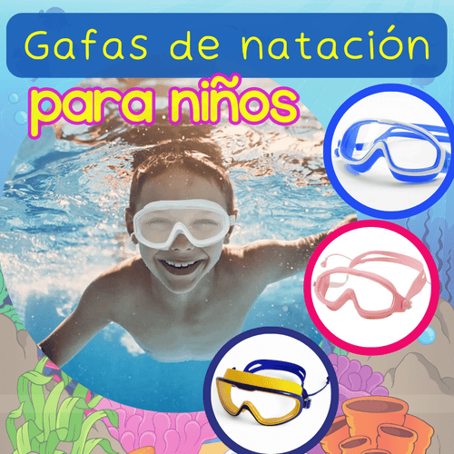 Gafas de Natación para Niños con Filtro Anti Empañante Avanzado